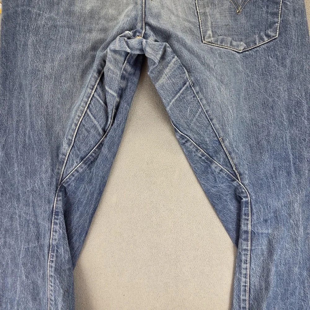 VTG Levis Engineered Jeans Mens Blue Buckle Back Twisted One Pocket Fits 32x32